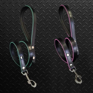 Shwaan Leather Lead Dog Leash, Adjustable Heavy Duty Dog Training lead ,4,5,6 ft - Picture 1 of 19