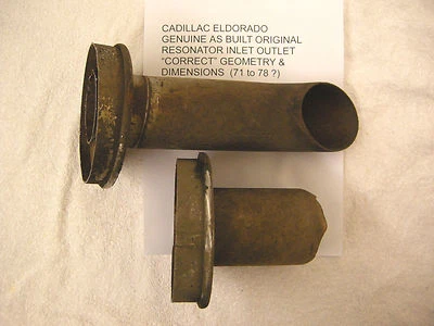 71 72 73 74 75 76 77 78 Cadillac Eldorado Exhaust RESONATOR / muffler pipe GM - Image 1 of 4