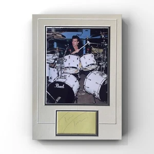 Tico Torres - Bon Jovi Drummer Signed Display - Picture 1 of 2