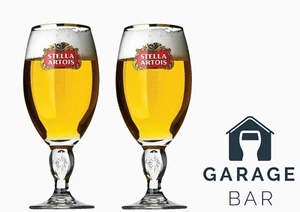 Set Of 2 Stella Artois Beer Glasses Pint 20oz Brand New - Picture 1 of 2
