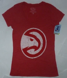 NEW NBA Atlanta Hawks Basketball T Shirt Women Ladies XS Tri Blend NWT JB32 - Picture 1 of 1