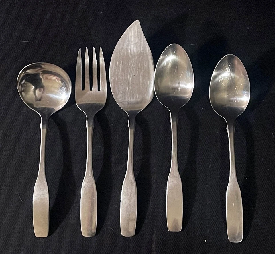 Oneida / Community Paul Revere Lot of 5 Pc Serving Set Stainless - Image 1 of 1