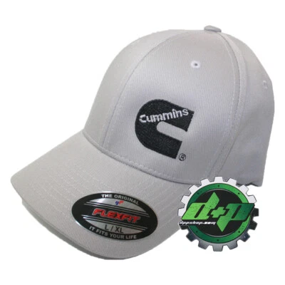 L/XL Серебряный Cummins flexfit шляпа кепка резинке flex fit gear ram lt. серый - Изображение 1 из 2