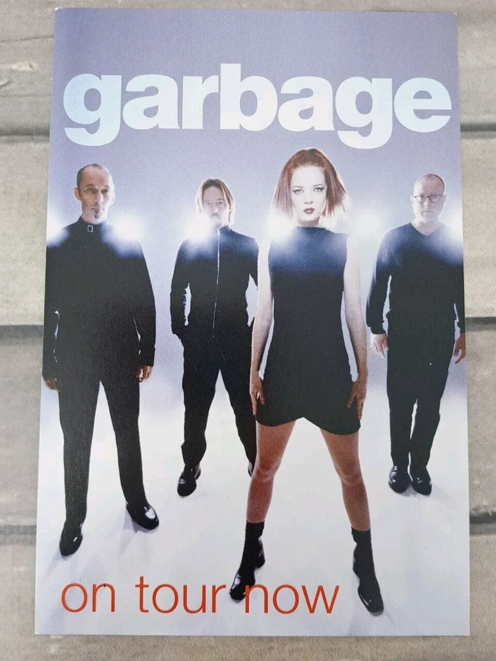 GARBAGE Tour Postcard 1998 Promo Alternative Rock Music Memorabilia Version 2.0 - Image 1 of 3