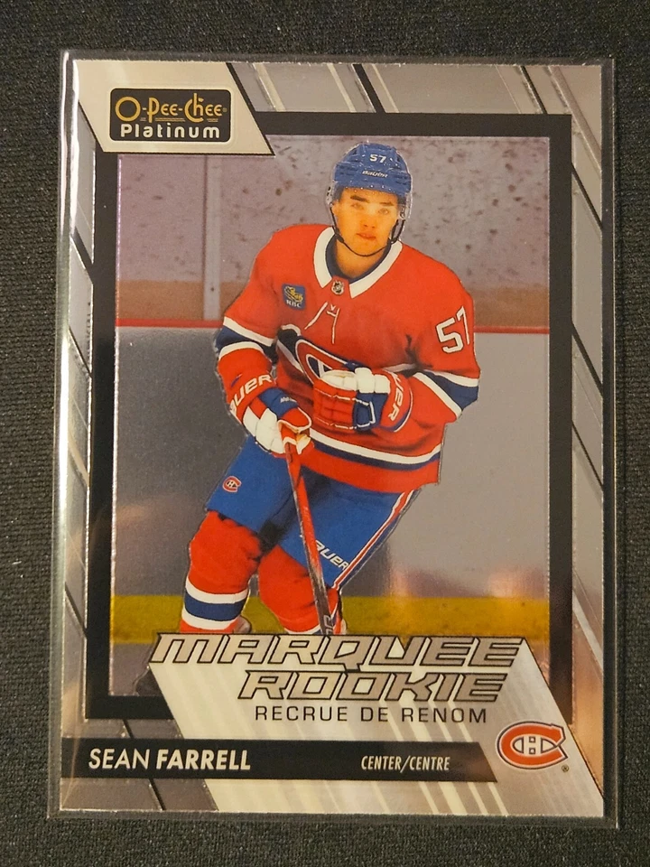 23-24 O-Pee-Chee Platinum Sean Farrell Marquee Rookie 🚨🚨🚨 Montreal Canadiens  - Image 1 of 2