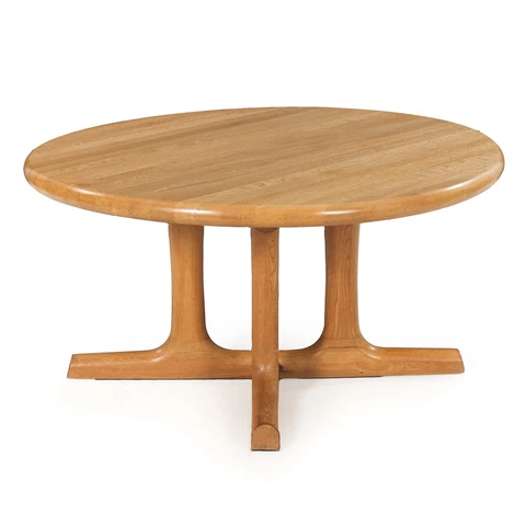 Circa 1960s Danish Modern Oak Coffee Table by H.Sigh & Søns Møbelfabrik Cover