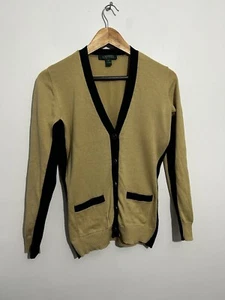 Lauren Ralph Lauren Camel Fine Knit Longline Cardigan, Size Small - Picture 1 of 5