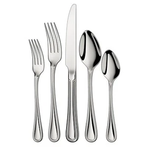 20 Pieces 18/10 Stainless Steel Flatware set, Service for 4, Heavy Duty and D... - Picture 1 of 3