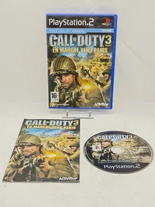 Call of Duty 3 En Marche vers Paris / Playstation 2 PS2 / Complet / PAL FR - Picture 1 of 3