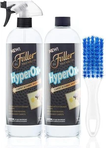 New - 2x - 24Oz Fuller HYPEROX Brush Stain & Spot Remover Kit + free brush - Picture 1 of 7