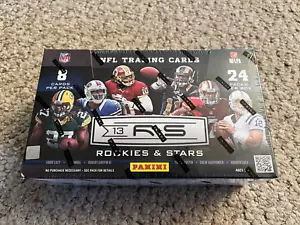 Factory Sealed Box 2013 Rookies & Stars Football box 24 packs Kelce auto RC ? - Picture 1 of 3