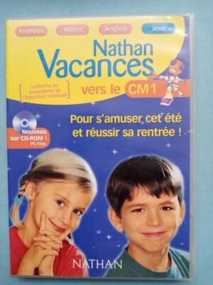 Nathan Vacaciones A Le CM1 / Cd-rom PC/Mac Nuevo - Imagen 1 de 2
