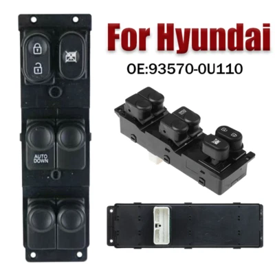 ABS Car Window Control Switch 93570-0U110 93570-3K000 For Hyundai Accent 2010-14 — 第 1/4 张图片
