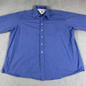 Tommy Hilfiger Herren Hemd XXL 18 34-35 The Lifetime Kragen gestreift Knopfleiste - Bild 1 von 9