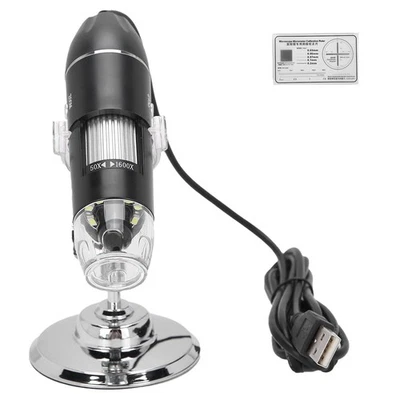 1600X USB Digital Microscope Adjustable 8LED Portable Electronic Microscope NEW - Photo 1/4