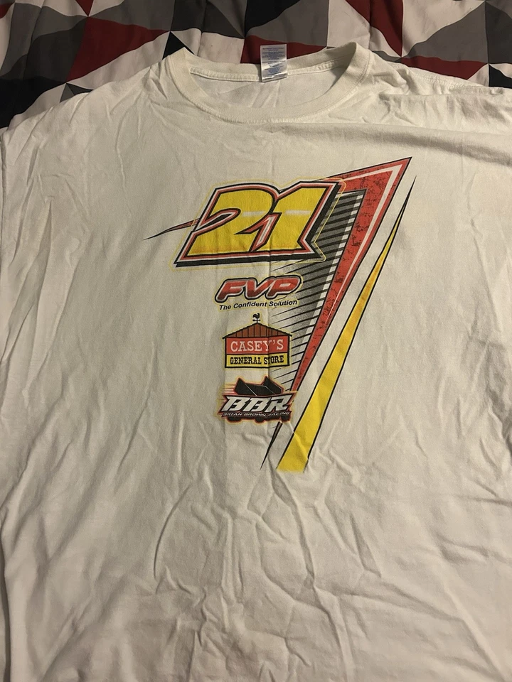 Camiseta manga corta Brian Brown #21 Sprint Car para hombre 3XL World Of Outlaws Foto 1 de 3