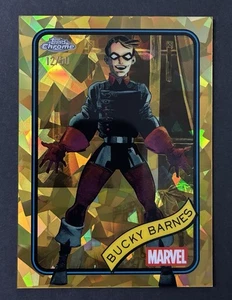 2025 Topps Marvel Chrome Sapphire - (Bucky Barnes) GOLD (12/50) #124 - Picture 1 of 3
