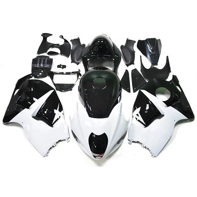 Bodywork Fairings for Suzuki GSXR1300 Hayabusa 1997-06 2007 Fairing Black White Foto 1 de 4