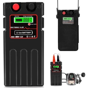 9600mAh 14.8V Electric Fishing Reel Battery with Charger,LCD Display,Saltwate... - Picture 1 of 8