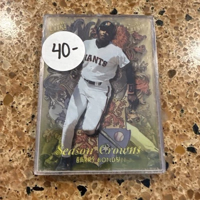 1996 Fleer Ultra Baseball Season Crowns Complete 10 Card Insert Set Thomas Bonds - Image 1 of 3