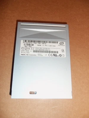 NEC Floppy Drive FD1235M Internal 3.5” 1.44MB TESTED Black w/o Bezel - Image 1 of 3