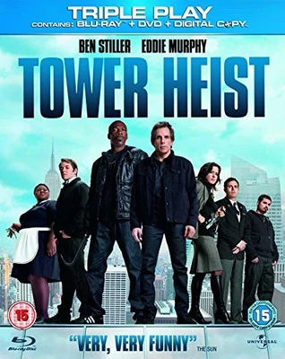 Tower Heist - Triple Play (Blu-ray + DVD + Digital Copy) [Region ... - DVD  HIVG - Image 1 of 2