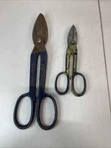 Blechschere Blechschere Markenlos 2er Set. Vintage. - Bild 1 von 4