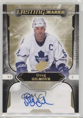 2017-18 SPx Lasting Marks /25 Doug Gilmour #LM-DG Auto HOF - Image 1 of 2