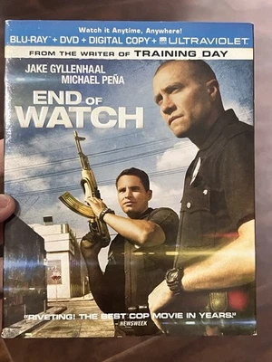 End of Watch (Blu-ray/DVD, 2013, 2-Disc Set, UltraViolet) Jake Gyllenhaal New - Image 1 of 4