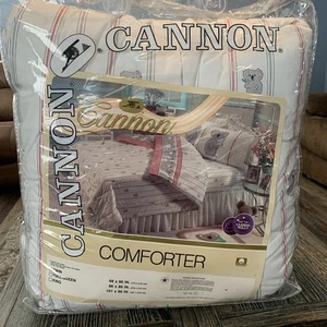 Edredón De Colección Años 80 Cannon Koala Bear Rosa Gris Blanco Tamaño Completo Nuevo - Imagen 1 de 16