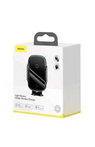 Baseus Qi car phone holder wireless charger 15W Auto-Clamping, One-click release - Picture 1 of 6