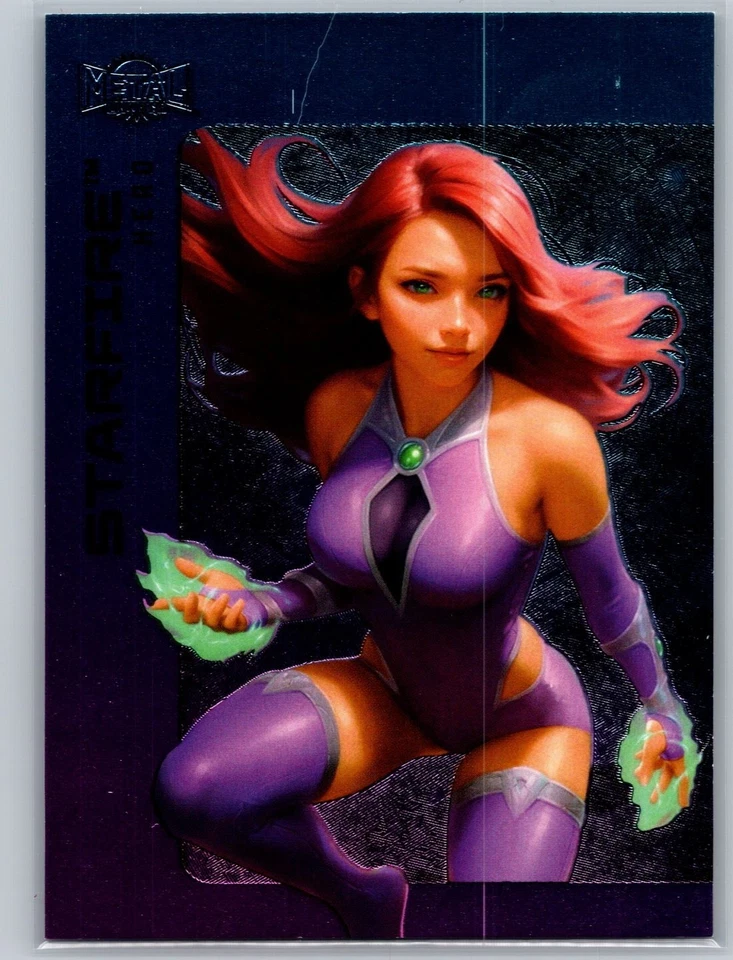 Skybox Metal Universe Batman #12 Starfire Harley Quinn FX 53/75 2025 Foto 1 de 2