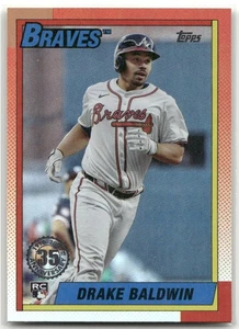 2025 Topps Update Baseball Drake Baldwin #U90-32 1990 Baseball Foil - Picture 1 of 2