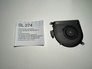 ORIGINAL VENTILADOR IZQUIERDO APPEL MACBOOK PRO RETINA 15 A1398 AÑO 2013-2015 - Bild 1 von 4