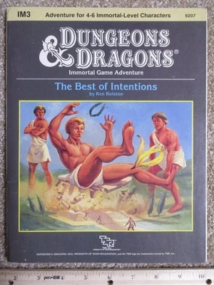TSR D&D IM3 The Best of Intentions Adventure 1987 Foto 1 de 2
