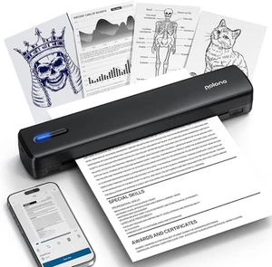 Impresora Portátil Inalámbrica para Viajes, D810 Bluetooth Impresora Térmica - Imagen 1 de 11
