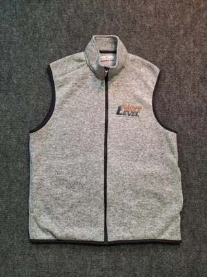 Grand Slam Vest Mens Medium Gray Next Level Sports Performance Full Zip Fleece - Image 1 of 4