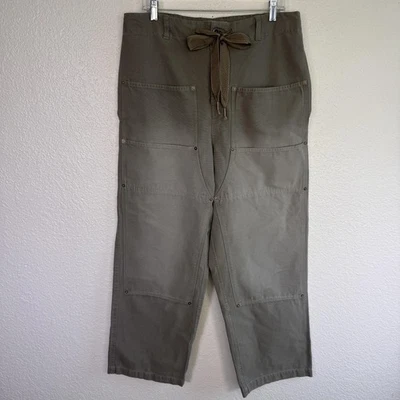 Free People Hayden Pants Womens Large Cargo Pull On Wide Leg Baggy We The Free - Image 1 of 4