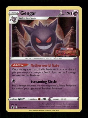 Pokemon Gengar - (Prerelease) Promo SWSH: Sword & Shield Promo Cards SWSH241 NM - Image 1 of 2