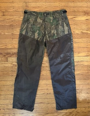 Vintage Winchester Trebark Camo Hunting Brush Guard Pants 36-38” Ankle Zip - Image 1 of 4