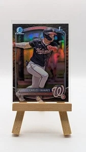 2025 Bowman Chrome Carlos Tavares Reptilian Border 1st #BCP-28 - Bild 1 von 2