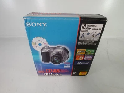 Sony MVC-CD400 CDMavica 4.0MP Digital Camera W/ AC Adapter - Image 1 of 4