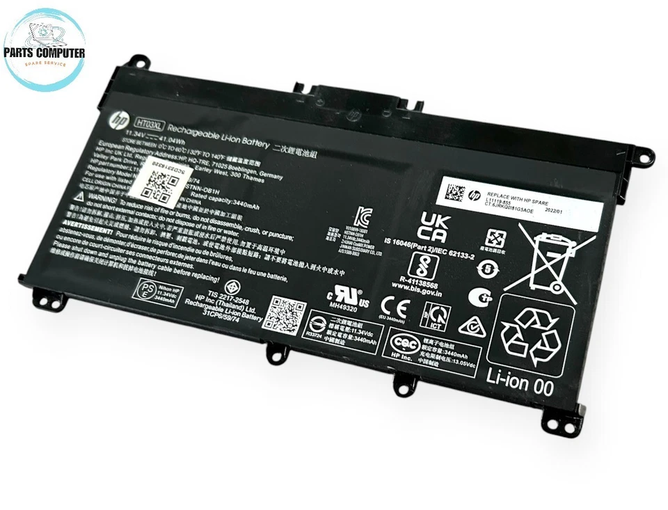 L11119-855 - HT03XL 41.7 Wh 3615Mah 11.55V Battery L11421-2C2 / L11119-855 - Image 1 of 2
