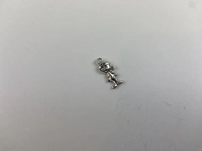 Dije de pulsera para hacer joyas de metal gris 3D para niño Foto 1 de 3