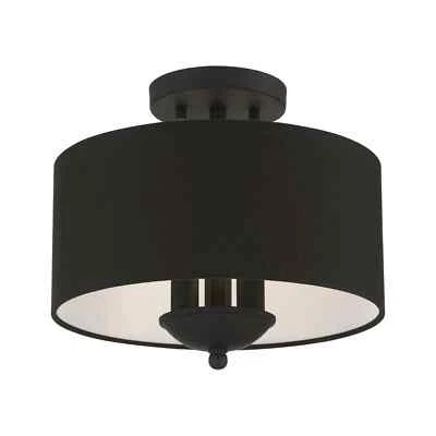 Lighting, 43441-04, Bainbridge, Semi-Flush, Black - Image 1 of 4