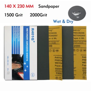 Wet Sandpaper Sheets 1500Grit 2000Grit Automotive, Musical InstrumentFinishes - Bild 1 von 5