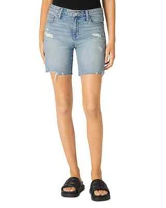 Joe's Jeans Commerce Blue Cutoff Bermuda Shorts Womens Size 32 MSRP $148 - Picture 1 of 3