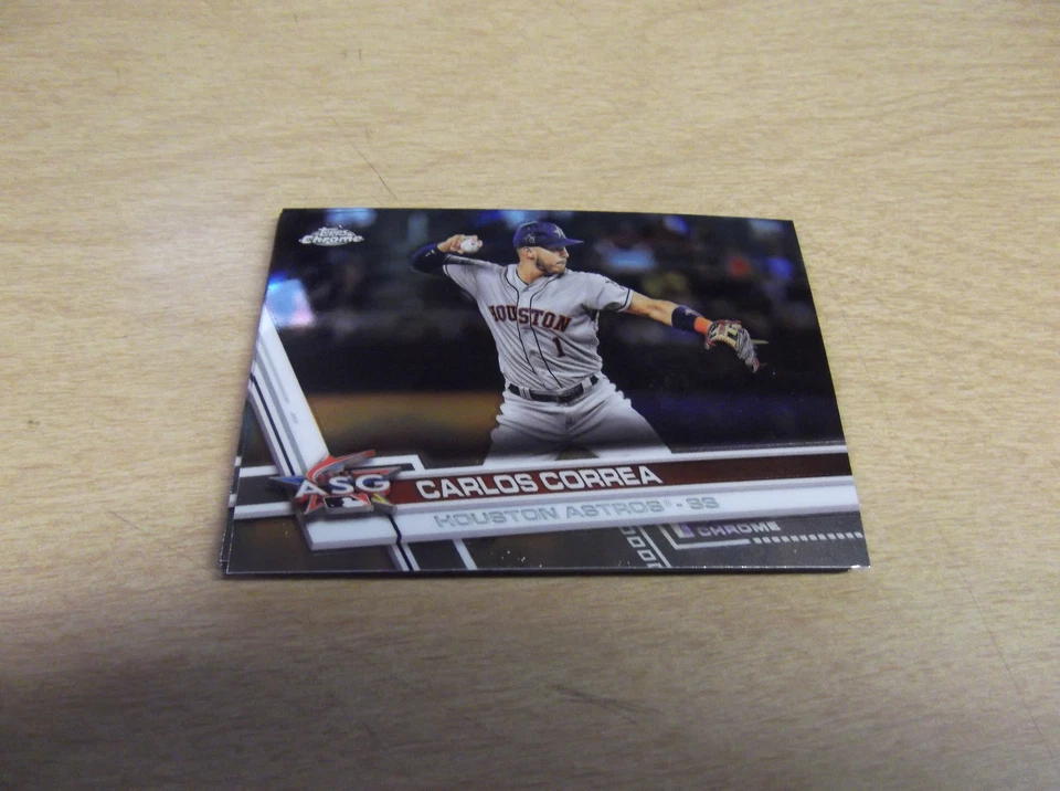 2017 TOPPS CHROME UPDATE #HMT39 CARLOS CORREA ASTROS - Image 1 of 1