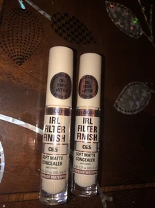 2X REVOLUTION IRL FILTER FINISH CONCEALER Flawless Matte Shade C6.5 New Sealed - Picture 1 of 2