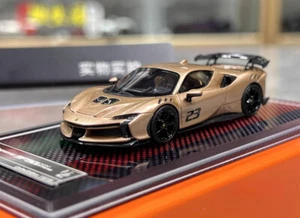 BN U2 1:64 Rose Gold SF90XX Stradale Racing Sports Model Diecast Resin Car - Picture 1 of 10